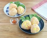 サテトムでピリ辛☆えびチャーハンおにぎり作り方7写真