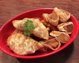 餃子の皮で*りんごパイ風作り方4写真
