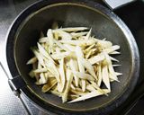 ごぼうベーコンほうれん草☆バター醤油炒め作り方1写真