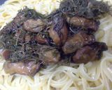 オイスターソースの牡蠣昆布パスタ作り方12写真