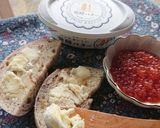 ウクライナの朝食☆イクラのバタートースト作り方3写真