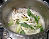 豚肉とキムチのオートミール雑炊作り方3写真