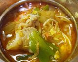 豚肉とキムチのオートミール雑炊作り方7写真