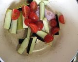 なすしめじベーコントマトの和風パスタ作り方12写真