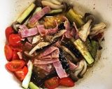 なすしめじベーコントマトの和風パスタ作り方23写真