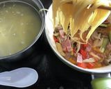 なすしめじベーコントマトの和風パスタ作り方27写真