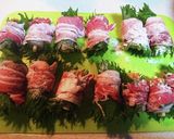 チーズ入りちくわの大葉肉巻き作り方2写真