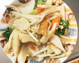 レンジ肉無チクワ彩り野菜味噌マヨ野菜炒め作り方16写真