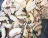 しいたけバター醤油パスタ☆レモン風味作り方3写真
