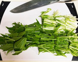 簡単♫ささみと水菜の明太子あえ作り方1写真