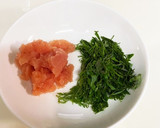 簡単♫ささみと水菜の明太子あえ作り方3写真