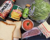 トロピカルサンドイッチ♪作り方1写真