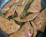 簡単　ほうれん草レバー焼き作り方1写真