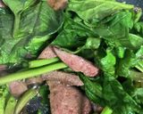 簡単　ほうれん草レバー焼き作り方3写真