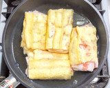 豚ロース肉と大根と餅のはさみ揚げ煮作り方5写真