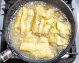 豚ロース肉と大根と餅のはさみ揚げ煮作り方6写真