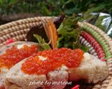 ウクライナの朝食☆イクラのバタートースト作り方5写真