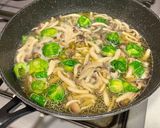 残り野菜と蟹カマで作るアヒージョ風スープ作り方3写真