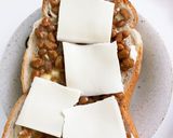 納豆チーズトースト作り方2写真