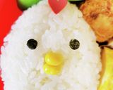 キャラ弁☆春休み♪にわとり&ひよこ弁当☆作り方4写真