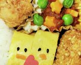キャラ弁☆春休み♪にわとり&ひよこ弁当☆作り方5写真