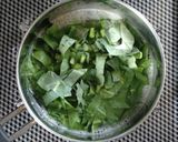 ソフトケールと玉葱と卵のお味噌汁。作り方4写真