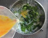 ソフトケールと玉葱と卵のお味噌汁。作り方5写真