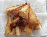 餃子の皮で簡単☆チョコレートカンノーリ。作り方10写真