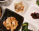 はんぺんと揚げ玉梅和え作り方8写真