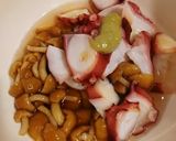 なめこと酢だこワサビ和え作り方4写真