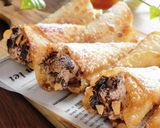 餃子の皮で簡単☆チョコレートカンノーリ。作り方18写真