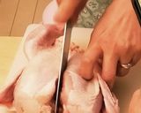 揚げ鳥のザクロソース和え作り方1写真