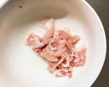 オイソ風味生姜焼き味豚こま大根青椒肉絲風作り方1写真