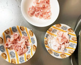 オイソ風味生姜焼き味豚こま大根青椒肉絲風作り方3写真