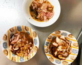 オイソ風味生姜焼き味豚こま大根青椒肉絲風作り方4写真