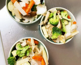 オイソ風味生姜焼き味豚こま大根青椒肉絲風作り方11写真