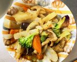 オイソ風味生姜焼き味豚こま大根青椒肉絲風作り方16写真