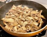 簡単☆舞茸のクリームパスタ作り方2写真