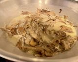 簡単☆舞茸のクリームパスタ作り方3写真