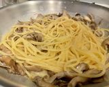 簡単☆舞茸のクリームパスタ作り方4写真
