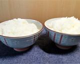 レンジで御飯(無洗米1合で茶碗2杯）作り方5写真