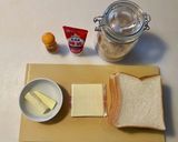 ダルゴナチーズトースト作り方1写真