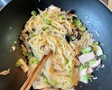 エリンギとツナの和風ワンポットパスタ作り方4写真
