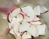 紅大根の甘酢漬け作り方1写真