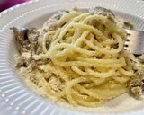 簡単☆舞茸のクリームパスタ作り方5写真