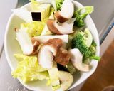 お一人様☆肉無コンソメ甘酢味温野菜サラダ作り方6写真