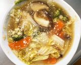お一人様☆肉無コンソメ甘酢味温野菜サラダ作り方11写真