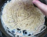簡単やみつき！イカの塩辛のクリームパスタ作り方8写真