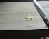 簡単やみつき！イカの塩辛のクリームパスタ作り方1写真