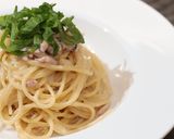 簡単やみつき！イカの塩辛のクリームパスタ作り方11写真